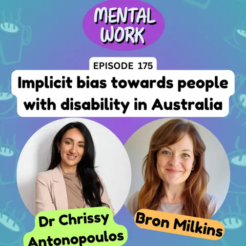 Implicit bias towards people with disability in Australia (with Dr Chrissy Antonopoulos)