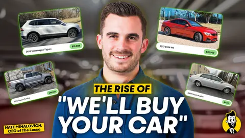 #85 Transforming how dealers buy cars, Exiting for $300M, Surprising dealership growth hacks, Which retailers pay the most for customer trade-ins? | Nate Mihalovich, CEO of The Lasso