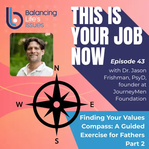 Finding Your Values Compass: A Guided Exercise for Fathers with Dr. Jason Frishman (Ep 43)