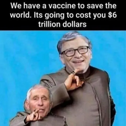 Anti Vaxxers fight Covid 19 vaccines.