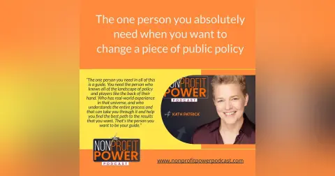 The One Person You Absolutely Need When You Want to Change a Piece of Public Policy