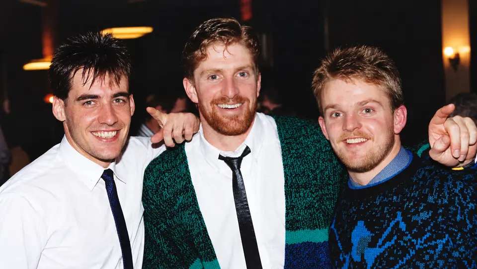 chabot-babcock-morrison-whitley-warriors.png Luc Chabot, Mike Babcock and Scott Morrison of Whitley Warriors during the 1987-88 season.