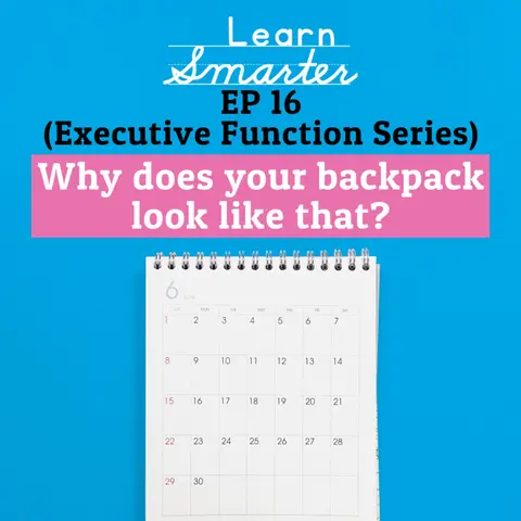 Ep 16: (Executive Function Series) “Why does your backpack look like that?”