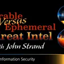 Webcast: Durable vs. Ephemeral Threat Intel