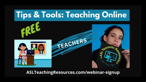 Free Webinar on Tips and Tools for Teaching Online with Hearing and Deaf Students August 23rd, 2020