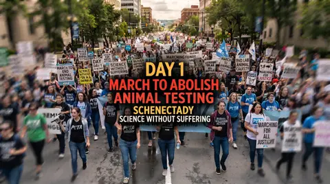 Day 1 - First Stop: March vs Animal Tests
