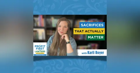 Sacrifices That Actually Matter
