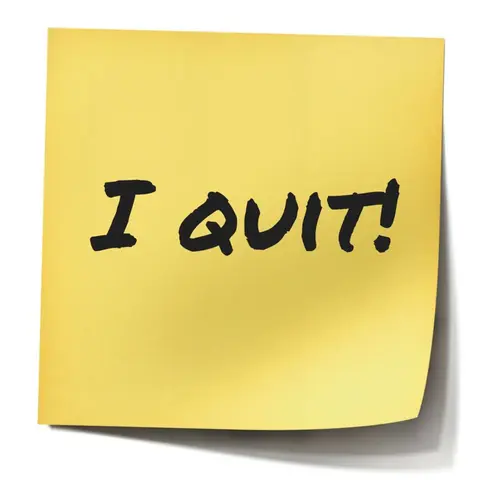 Bible Study Exercise: I Quit