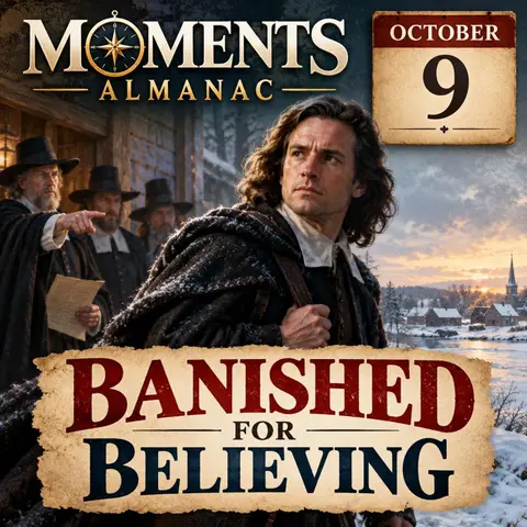 October 9 | Moments Almanac | Banished