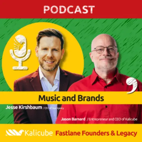 Jesse Kirshbaum with Jason Barnard on Fastlane Founders And Legacy. Music and Brands