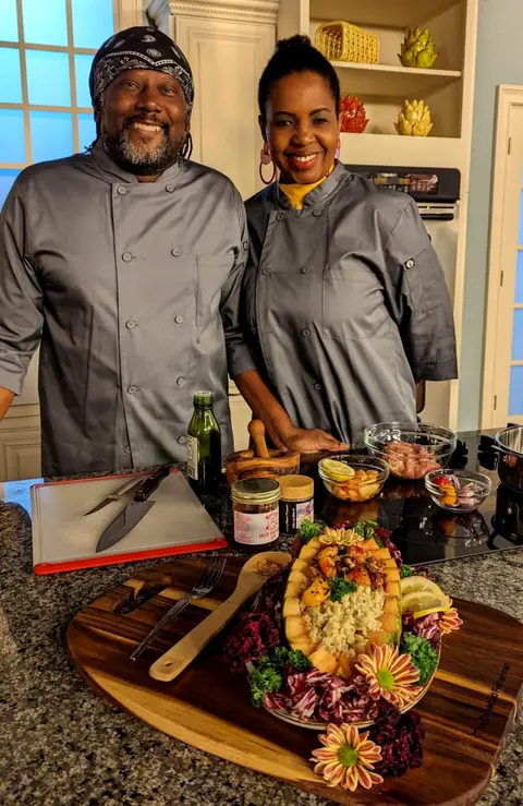 EP 102 Part I: From Chopped Castaway to Culinary Success: Dwight and Sharon's Journey