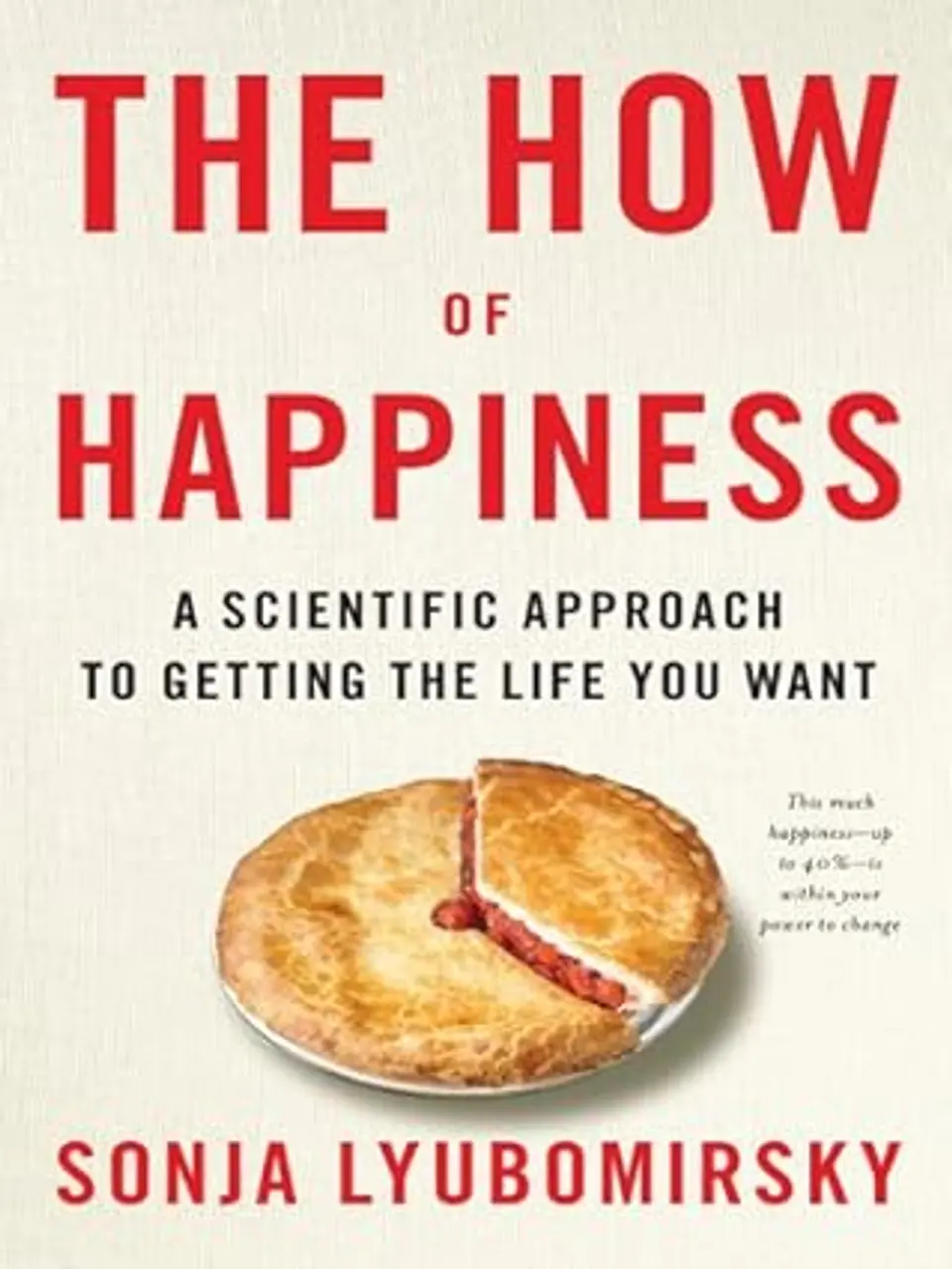 'The How of Happiness' by Sonja Lyubomirsky 'The How of Happiness' by Sonja Lyubomirsky