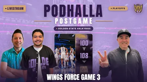 Wings Force Game 3 Behind Ogunbowale's Record 45 Points | Playoff Podhalla Postgame