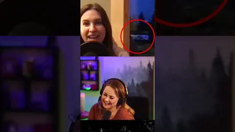 a ghost is haunting the pod (or just living in our camera?)  #podcast #paranormalactivity #spooky