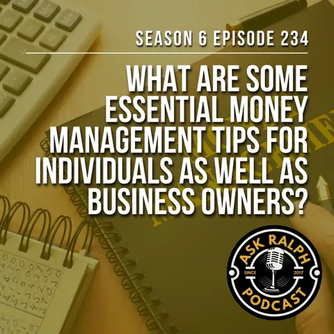 What are some essential money management tips for individuals as well as business owners?