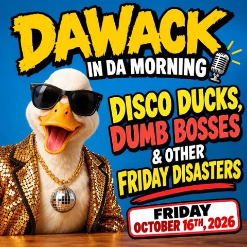 Friday!!! 10 16 26 Disco Ducks, Dumb Bosses & Other Friday Disasters!