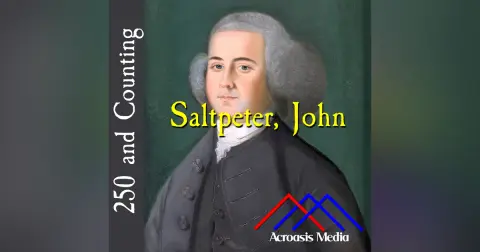 Saltpeter, John–October 21, 1775