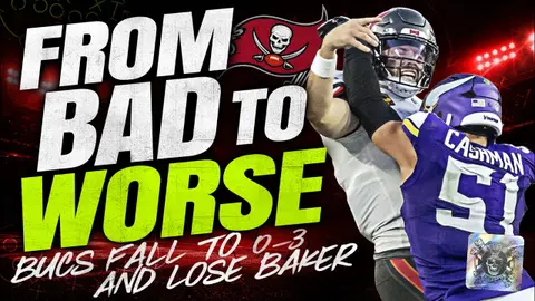 From Bad to Worse. Bucs Fall to 0-3 and Lose Baker