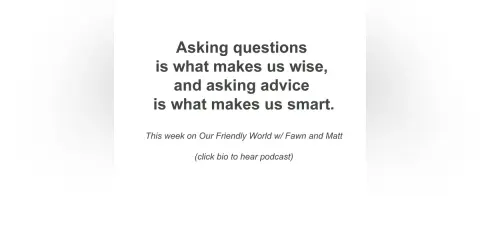 Advice from a Friend