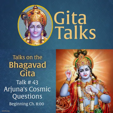Gita Talk 43–Arjuna's Cosmic Questions