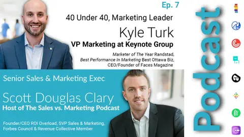 Kyle Turk, VP Marketing at Keynote | Top 40 Under 40 Turned Marketing Leader | SSP Interview