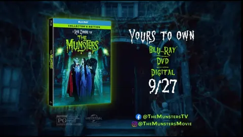The Munsters is coming to BLURAY/DVD & STREAMING ON NETFLIX