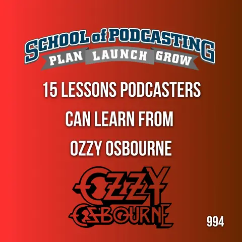 15 Lessons Podcasters Can learn From  Ozzy Osbourne