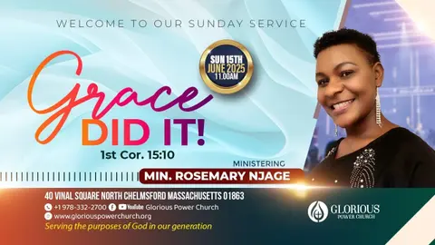 Glorious Power Church || Grace Did It