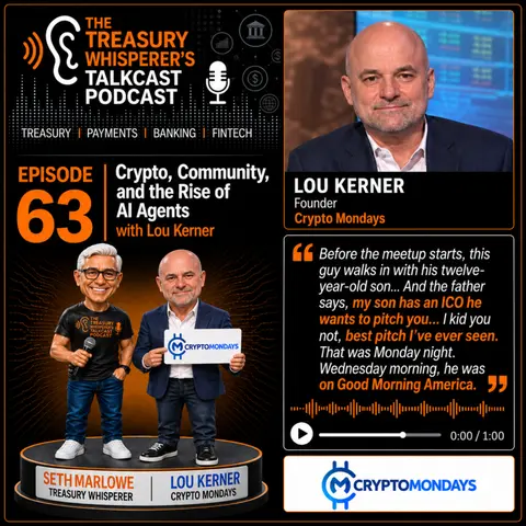 Episode 63 - Crypto, Community, and the Rise of AI Agents with Lou Kerner (Crypto Mondays)