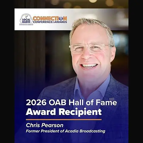 2026 OAB Hall of Fame Award recipient Chris Pearson