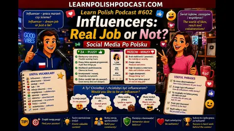 #602 Influencers: Real Job or Not? Social Media Po Polsku | Learn Polish Podcast
