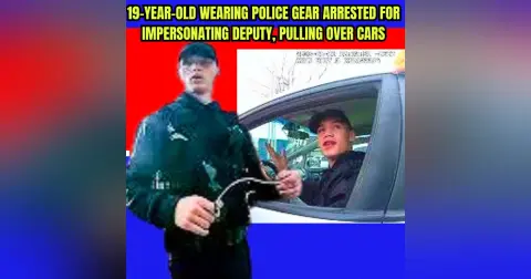 19-Year-Old Wearing Police Gear Arrested for Impersonating Deputy, Pulling Over Cars
