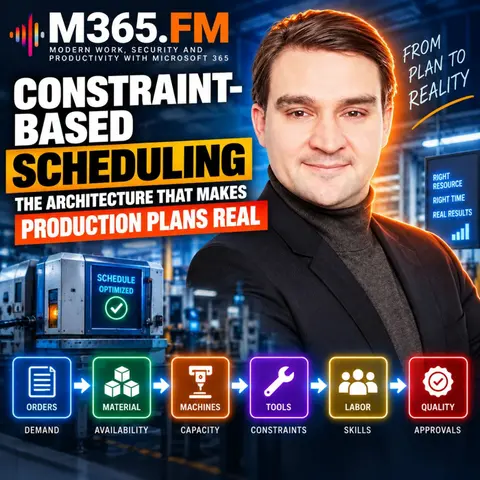 Constraint-Based Scheduling: The Architecture That Makes Production Plans Real