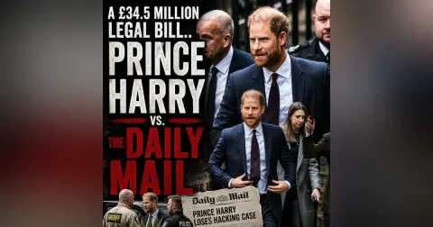 A £34.5 Million Legal Bill.. Prince Harry vs. the Daily Mail