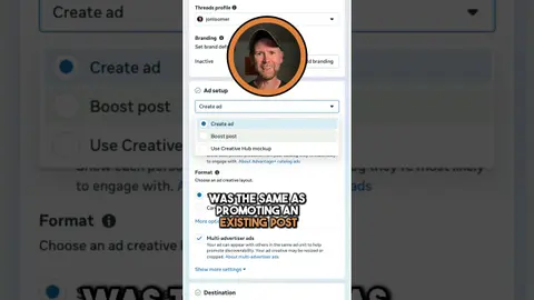 Boost in Ads Manager