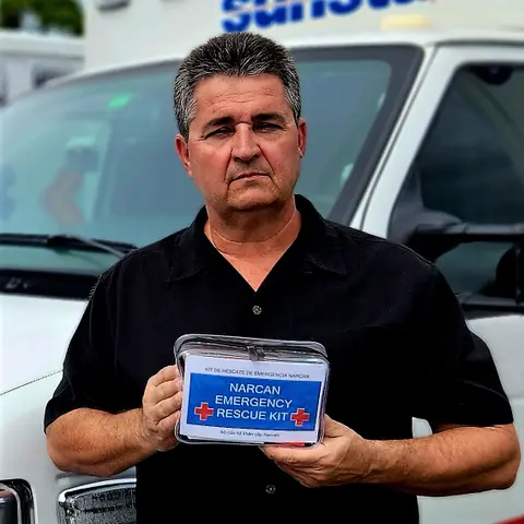 Dan Zsido Educating about Narcan Saving Lives