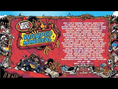 Recap of Vans Warped Tour Montreal  on the Pipeman Radio Tour + Pet Owners Beware!