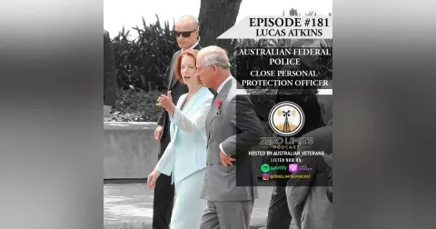 Ep. 181 Lucas Atkins Australian Federal Police Close Personal Protection