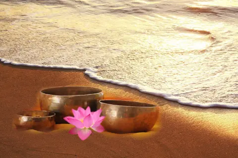 Healing Tibetan Singing Bowl Alpha Meditation By The Ocean