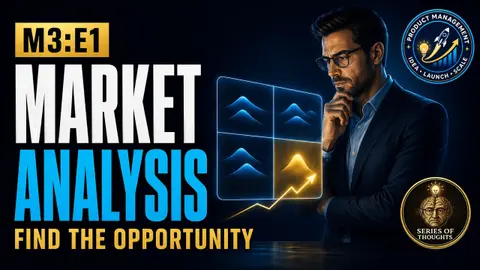Market Analysis for Product Managers: TAM, SAM, SOM & Competitors | M3:E1