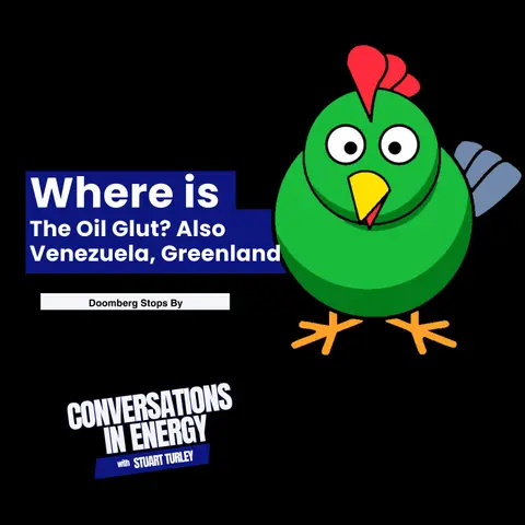 Doomberg Stops By to discuss "Where is the Oil Glut?" We also cover Venezuela and Greenland