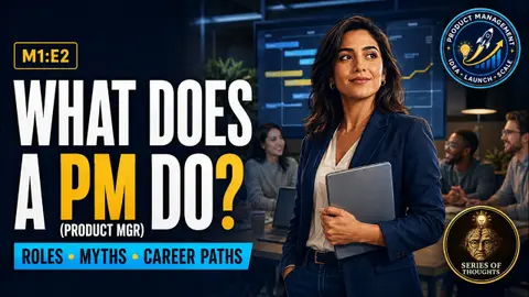 What Does a Product Manager Do? Roles, Myths & Career Paths | M1:E2