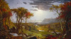 Autumn – On the Hudson River by Jasper Cropsey