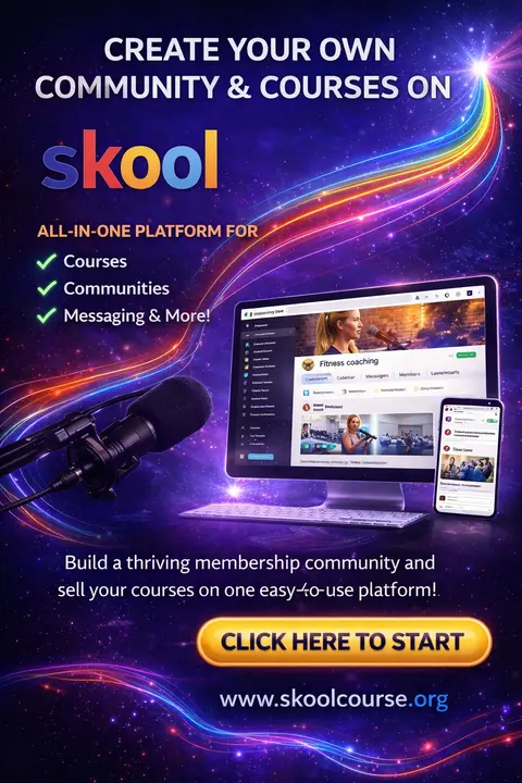 🎓 Build Your Community. Share Your Knowledge. Get Paid. Start your own Skool group