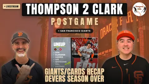 Giants Vs. Cardinals recap, Devers season over | Thompson 2 Clark Postgame Live