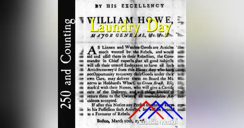 Laundry Day–March 10, 1776