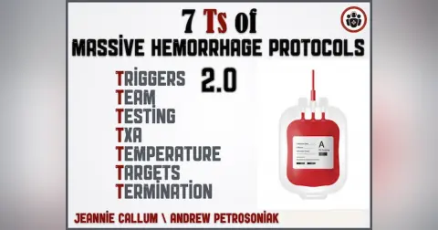 Ep 206 Massive Hemorrhage Protocols 2.0 – Update on the 7 Ts