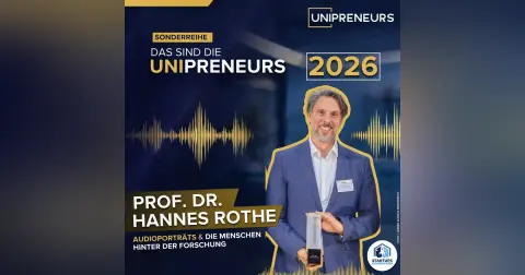 Wissenschaftskarriere riskanter als Startup Gründung?! – Prof. Dr. Hannes Rothe | UNIPRENEURS