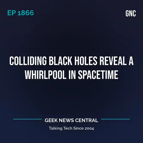Colliding Black Holes Reveal a Whirlpool in Spacetime #1866