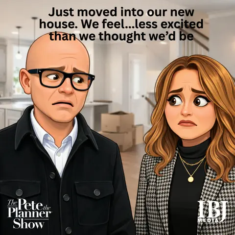Just moved into our new house. We feel...less excited than we thought we'd be